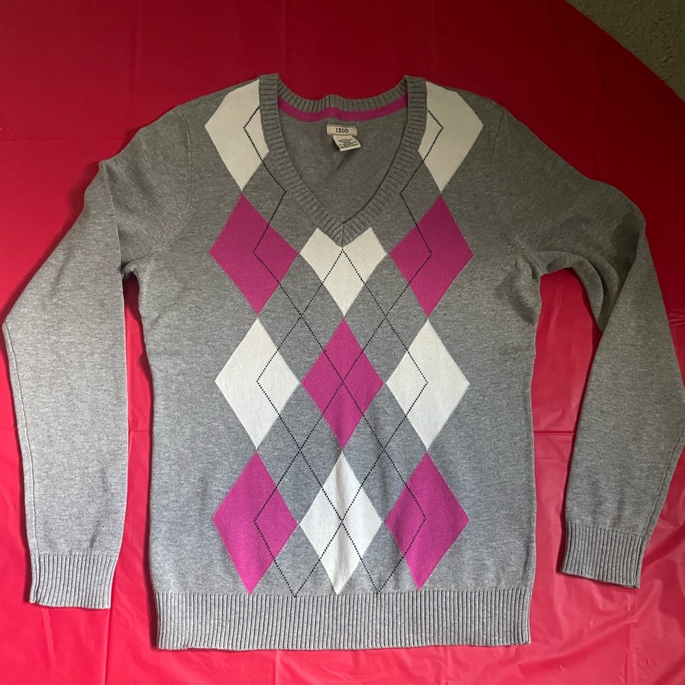Izod knitted Golf sweater Ladies Small